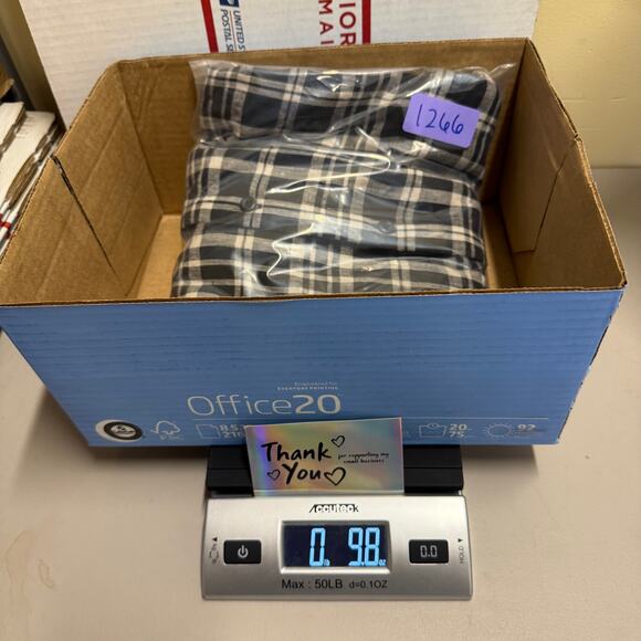 Westbound 18 Plus Black Plaid‎ Linen 3/4 Top Beach Lounge Vacation Summer Casual - Picture 8 of 8